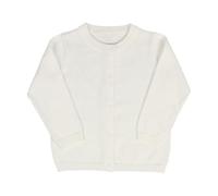 Generisch Sudadera negra niños manga larga niño botón suéter niñas cuello redondo chaquetas de punto suéter cárdigan niñas, Blanco, 4 años