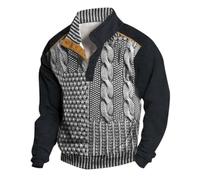 Generisch Sudadera para hombre con Árbol de la Vida celta Mitología nórdica Vikingo Tatuajes Hoodie Cálido Sudadera de trabajo Sin capucha Gótico Medieval, gris, XXL