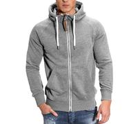Generisch Sudadera para hombre con capucha negra, chaqueta con capucha para hombre con cremallera, sudadera básica de un solo color, corte ajustado, abrigo con capucha Spor, sudadera con capucha con
