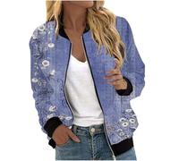 Generisch Sudadera para mujer, chaqueta bomber para mujer, chaqueta de entretiempo, chaqueta funcional, chaqueta de peluche, chaqueta para exteriores, chaqueta para el tiempo libre, adolescentes