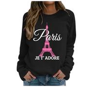 Generisch Sudadera para mujer con motivación God is Greater Than The Highs and Lows con estampado de frases de manga larga, cómoda y suave, Negro , L