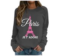 Generisch Sudadera para mujer con motivación God is Greater Than The Highs and Lows con estampado de frases de manga larga, cómoda y suave, gris, XXL