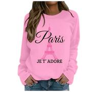 Generisch Sudadera para mujer con motivación God is Greater Than The Highs and Lows con estampado de frases de manga larga, cómoda y suave, Rosa., XXL