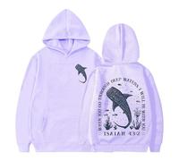 Generisch Sudaderas con capucha y sudaderas para niñas de manga larga con estampado suéter con capucha y bolsillo para otoño invierno ropa casual, Color lila claro., 11-12 años