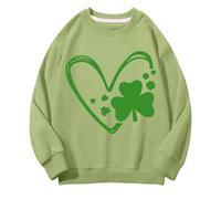Generisch Sudaderas de cuello redondo para niñas y niños Primavera y Otoño San Día Medio y Grande Children's Sudaderas Retro Personality 2D Impresión Children's Casual Sudadera Negra Niñas Suéter