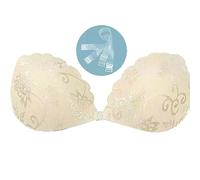 Generisch Sujetador adhesivo para mujer, sujetador adhesivo push up, sujetador sin tirantes, sujetador adhesivo, sujetador sin espalda, sujetador de encaje reutilizable, cubiertas de pezón para ropa