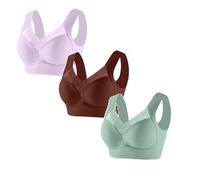 Generisch Sujetador cómodo Wohlivia corrector de postura, sujetador cómodo sin aros Wohlivia, diseño ergonómico, transpirable con fuerte fuerza de apoyo Healthlift Comfort BH, A1., L