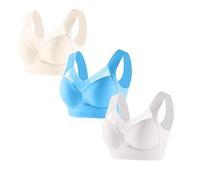 Generisch Sujetador cómodo Wohlivia corrector de postura, sujetador cómodo sin aros Wohlivia, diseño ergonómico, transpirable con fuerte fuerza de apoyo Healthlift Comfort BH, B2, XXL