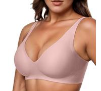 Generisch Sujetador Deportivo 2026 Mujer Sin Costura Costura Cómodo Sujetador De Copa Completa En, Rosa., M