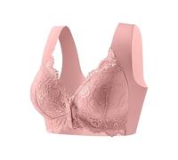 Generisch Sujetador para mujer sin aros: cierre de orden, sujetador push up, pechos grandes, sujetador de sujeción fuerte, sujetador suave y cómodo, sujetador clásico sin costuras, sujetador clásico