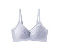 Generisch Sujetador sin aros Tallas Grandes - Sujetador Push Up Sin Aros Cómodo Transpirable Sujetador Liso En Tallas Grandes Casual