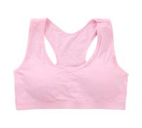 Generisch Sujetadores de entrenamiento para niñas adolescentes ropa interior suave cómoda sujeción diario escuela, Rosa., 13-18 años