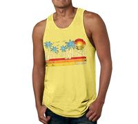 Generisch Summer Tops - Camiseta de tirantes para hombre, diseño de texto en alemán, Tops B3-amarillo, XL
