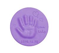 Generisch Suplementos de espuma de arcilla suave DIY para el cuidado del bebé, almohadilla de sello de huellas dactilares para niños, 50 g (F, talla única)