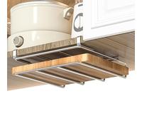 Generisch Support de Planche à Découper pour Porte d'Armoire - Rangement Cuisine | Organizador Planche à Découper | Support Multifonction Sous-Armoire | Étagère Gain de Place pour Cuisine, Maison