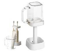 Generisch Support Étanche - Organizador Salle De Bain | Porte-brosse À Dents. Support Portable Imperméable Avec 3 Emplacements Et Poignée Pour Bain Et Salle De Bains