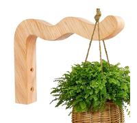 Generisch Supporto Murale Per Piante - Forma Ondulata Decorativa 9 Pollici | Ganci In Le Per Appendere Vasi Di Fiori | Per Vasi Da Fiori, Campanelli Eolici, Mangiatoie Per Uccelli, Giardino, Balcone
