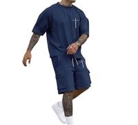 Generisch Surtido de productos para hombre - Clásico negocio para bodas formales, ocasiones cotidianas, marine, 3XL