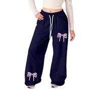 Generisch -Sweatpants mit geradem Bein Taschen sportlich für Alltag Schule Party Auftritt reinfarbig 4-16 Jahre vielseitig tragbar jede Jahreszeit pflegeleicht elastischer Bund, azul oscuro, 12-13