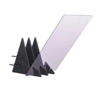 Generisch Tabla de caracteres ópticos | Proyector de 7,87 pulgadas para reflexionar imágenes con soporte | Herramienta acrílic ABS para sombra de espejo inalámbrico
