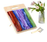 Generisch Tabla de cardar - Fácil de usar y ajustable - Fieltro de lana de fieltro - para principiantes entusiastas y familias para tejer