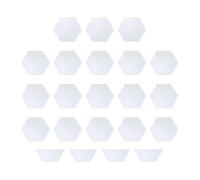 Generisch Tabla de surf - 22 piezas antideslizantes hexagonales accesorios de cubierta, accesorios para tabla de surf, acolchado de surf, tablas de skimboard para deportes acuáticos para hombres y