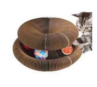 Generisch Tabla rascador para gatos de Organ, para gatos, con pelotas, tabla interactiva para rascar para diversión, inteligencia y actividad física