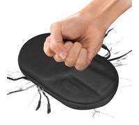 Generisch Table Tennis Racket Case, Dustproof Hard Protective Organizer, 12.2x7.09x2.36 pulgadas, Sports Cases, Zippered Cover Accessories for Travel, Outdoor Use, Men and Women, Black
