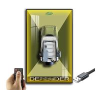Generisch Tablero de pared para Lego 42110 Technic La*nd Ro*ver Defen*der, pinturas decorativas para adultos, tabla de pared para coches de Lego, regalos para amantes de Lego