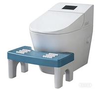 Generisch Taburete de inodoro para adultos, plegable, con dispositivos de masaje, taburete para inodoro saludable, para hinchazón, estreñimiento, síndrome del intestino irritable