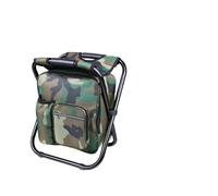 Generisch Taburete portátil ergonómico equipado con una isotérmica - sillas de mochila - para picnic, camping, barbacoa, viajes y exploraciones al aire libre