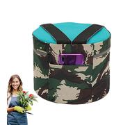Generisch Taburete portátil, silla de trabajo de espuma con correas de transporte, taburete de trabajo de jardín, para agricultura, granja, exterior, pesca, camping, viajes, terraza, jardín y patio