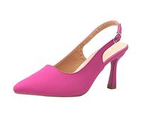 Generisch Tacones altos Sexy, sandalias de cuña y sacapuntas, sandalias de ocio Tacón stiletto, ligeras, de tacón alto, cómodas, elegantes, de tacón alto, zapatos de verano para mujer, Rosa intenso