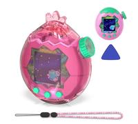 Generisch Tamagotci Paradise - Funda protectora, corona, cordón y herramienta de palanca, material resistente a los golpes contra arañazos, perfecto para uso diario y viajes (rosa transparente)