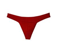 Generisch Tanga de tiras para hombre, de un solo color, hecho de material suave y cómodo con cintura elástica, perfecto para ropa interior sexy, calzoncillos gay, con bolsa, tanga, espalda en T