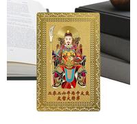 Generisch Tarjeta de la suerte del Año Nuevo Chino Tai Sui,coleccionable de cobre con significado espiritual - Tai Sui Tarjeta de la Felicidad | Para lograr la felicidad riqueza y prosperidad