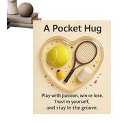 Generisch Tarjeta de notas | Diseño en forma de corazón en estilo deportivo, tarjeta de notas con citas motivacionales y refranes, para viajes, viajes de negocios, hogar, escuela, hombres y