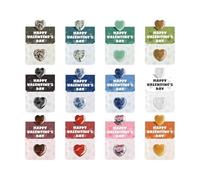 Generisch Tarjeta de San Valentín para el marido - Postal con una piedra en forma de corazón | Divertidas tarjetas de San Valentín | Adecuado para adolescentes, adolescentes, esposas, maridos, hijo