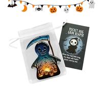 Generisch Tarjetas de bolsillo de Halloween, lindas tarjetas motivacionales de Halloween, figuras motivadoras, regalos para apoyo, uso diario, aprendizaje, compañero de viaje, aula, oficina