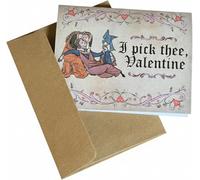 Generisch Tarjetas medievales de San Valentín, divertidas tarjetas medievales para mujeres y hombres, tarjetas de cumpleaños góticas para parejas, tarjetas de humor para adultos para aniversario y San