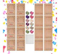 Generisch Tarjetas para el día de San Valentín, postal con diseño de corazón de para vacaciones - 12 tarjetas de felicitación para amigos de clase, para niños, niñas, amigos, escuela, clase