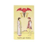 Generisch Tarot Cards Aprendizaje - Juego de cartas de aprendizaje de tarot | Juego de adivinación portátil para amigos, familiares y colegas