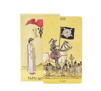 Generisch Tarot Cards Aprendizaje - Juego de cartas de aprendizaje de tarot | Juego de adivinación portátil para amigos, familiares y colegas