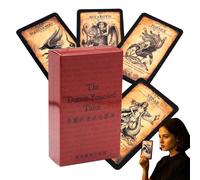 Generisch Tarot Decks - Versión inglesa Oracle Decks Game for Prediction Guide, Tarot Future Telling Board Games for Beginners, Hombre, Women, Professionals, Friends