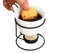 Generisch Taza À Fondue Au Chocolat En Fonte - Marmite À Cuisson Lente Pour Fondre Chocolat, Beurre, Fromage | Pour Soirées Romantiques, Rassemblements, Noël, Famille, Café, Cocina Créative