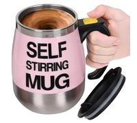 Generisch Taza de café autoagitadora, 400 ml recipiente eléctrico para bebidas con tapa, taza de café magnética autoagitadora, para casa, oficina, viajes, escuela, camping, picnic, como idea de regalo