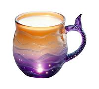 Generisch Taza de café con diseño de, elegante vaso de con forma de cola de en 3D, para té, vino, leche, agua, cerveza, casa, camping, dormitorio, hotel