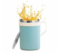 Generisch Taza de café de acero inoxidable de doble pared, taza térmica con tapa, reutilizable, para bebidas lácteas, regalo para mujeres, hombres, profesión, hogar, Navidad, cumpleaños