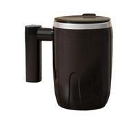 Generisch Taza de café, taza de café, taza de café, taza automática multiusos, portátil, compacta, para hombres, mujeres, 4,72 x 4,53 x 5,91 pulgadas, color negro, blanco