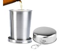 Generisch Taza de viaje - Vaso telescópico plegable ligero portátil para